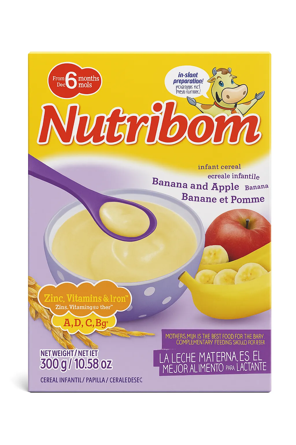 nutribom banane et pomme 300g - Epicerie Sucrée| Supermarche Dakar-Senegal